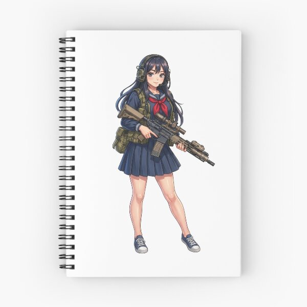 Item preview, Tactical School Girl - Anime Special Ops designed and sold by RAWLIFEGRAPHIC.