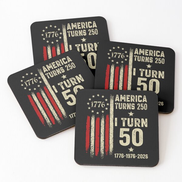 Item preview, America Turns 250 I Turn 50 1976 50Th Birthday Funny Vintage designed and sold by Fereskabilon.