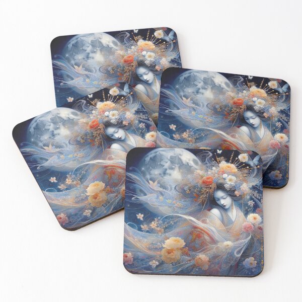Item preview, Moonlit Empress of Floating Blossoms designed and sold by bloorose.
