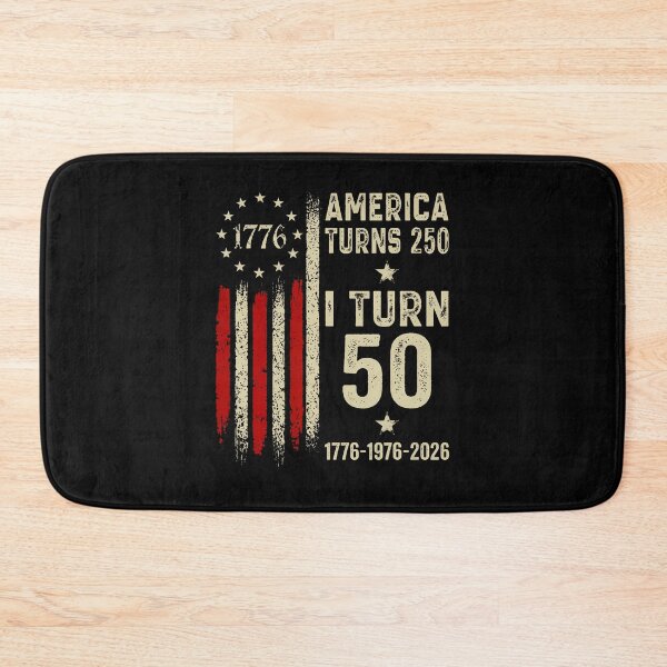 Item preview, America Turns 250 I Turn 50 1976 50Th Birthday Funny Vintage designed and sold by Fereskabilon.