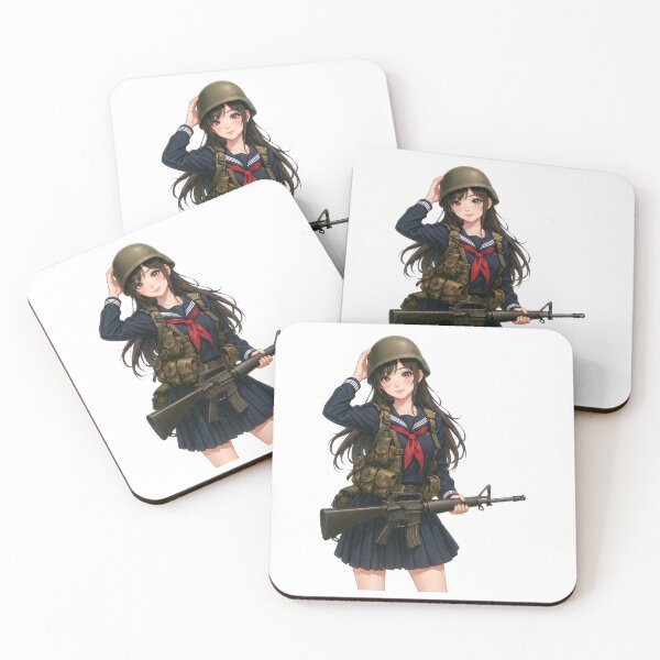 Item preview, Tactical School Girl - Anime Special Ops designed and sold by RAWLIFEGRAPHIC.