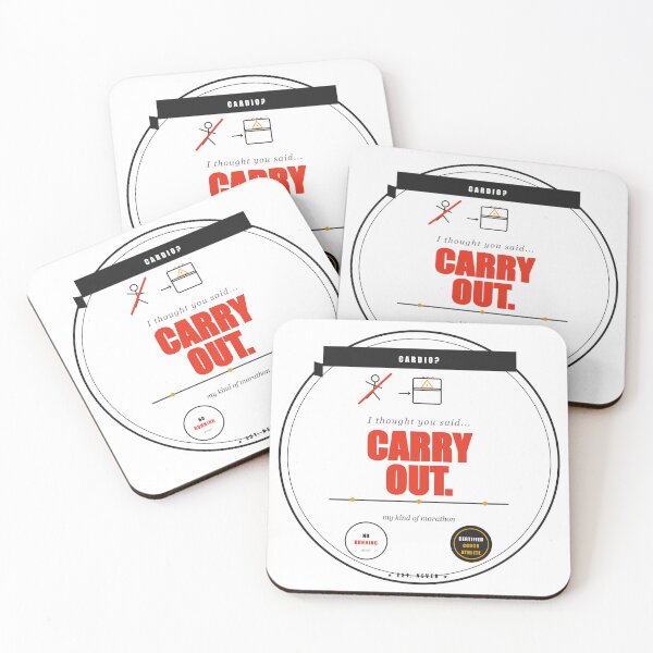 Item preview, Cardio I Thought You Said Carry Out Funny Gym Sarcastic designed and sold by Mega-Shopping.