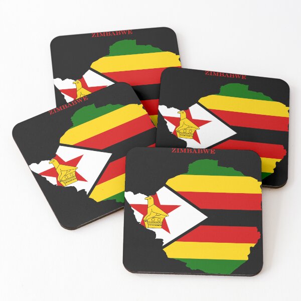 Item preview, Zimbabwe Map Flag Silhouette Africa Travel Pride Gift designed and sold by NTGUILTY.