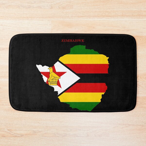 Item preview, Zimbabwe Map Flag Silhouette Africa Travel Pride Gift designed and sold by NTGUILTY.