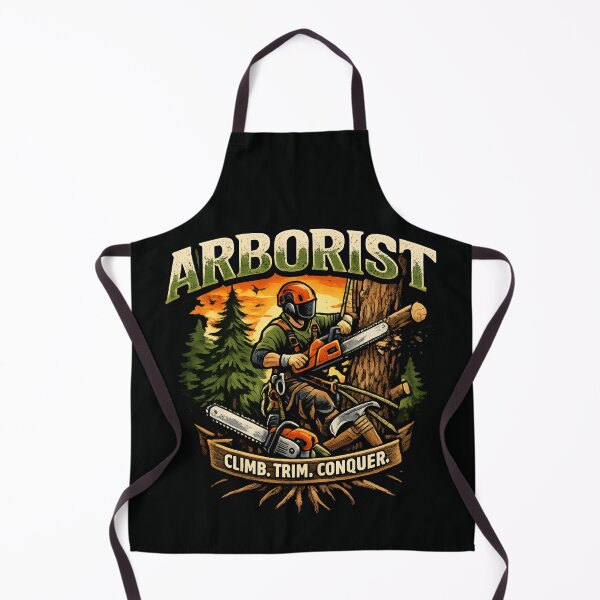 Item preview, Arborist - Climb Trim Conquer Tree Climber Logging Worker  designed and sold by SidTastic .