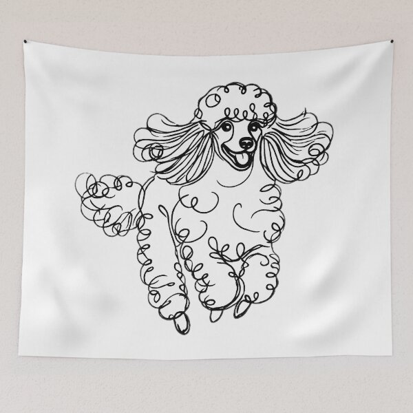Item preview, Poodle Running designed and sold by ViaARTfactory.