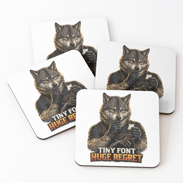 Item preview, Funny Tattoo Artist Gift Tattoo Humor Regret Wolf designed and sold by Gentlestate.