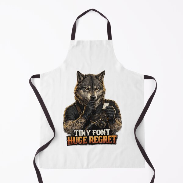 Item preview, Funny Tattoo Artist Gift Tattoo Humor Regret Wolf designed and sold by Gentlestate.