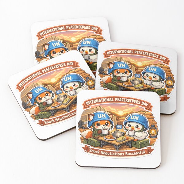Item preview, International Peacekeepers Day Diplomacy Illustration designed and sold by SNC3421.