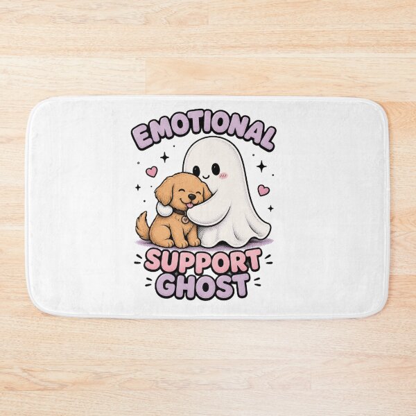 Item preview, Emotional Support Ghost Cute Halloween Aesthetic Shirt designed and sold by BlackBoneArt.