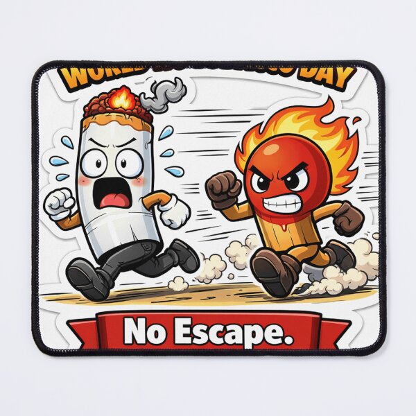 Item preview, World No Tobacco Day Cartoon Illustration designed and sold by SNC3421.