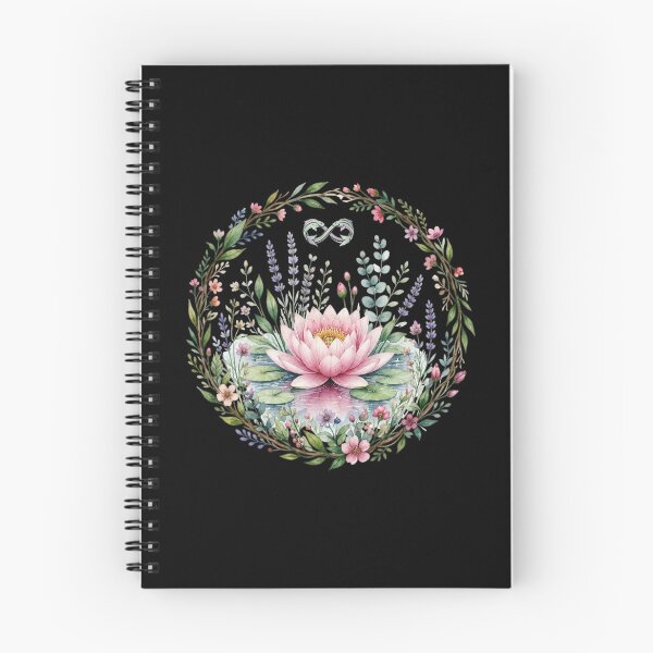 Item preview, Pisces Celestial Botanical - Water Lily Floral Wreath designed and sold by MoonSoul Studio.