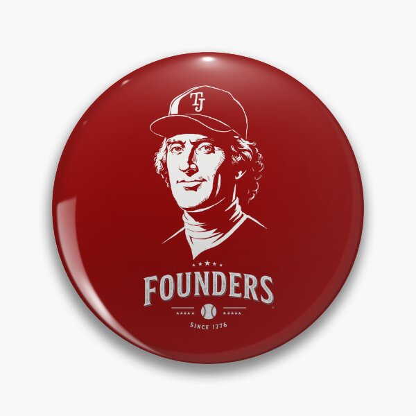 Item preview, THOMAS JEFFERSON  FOUNDING FATHER BASEBALL PLAYER, SPORTS, HISTORICAL HEROES designed and sold by classic car craze.