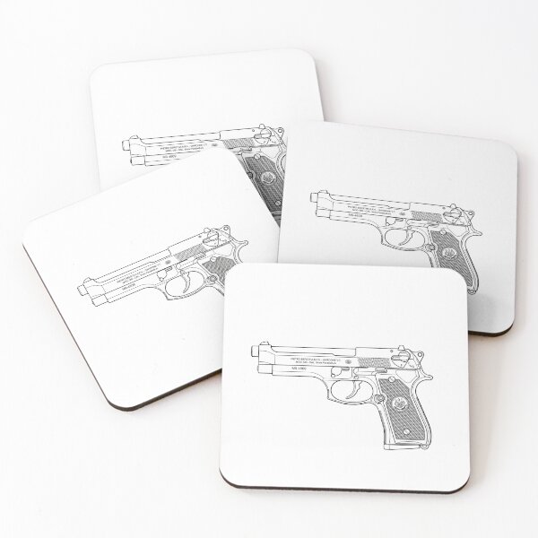 Item preview, Beretta M9 Pistol Silhouette designed and sold by GoldOrion.