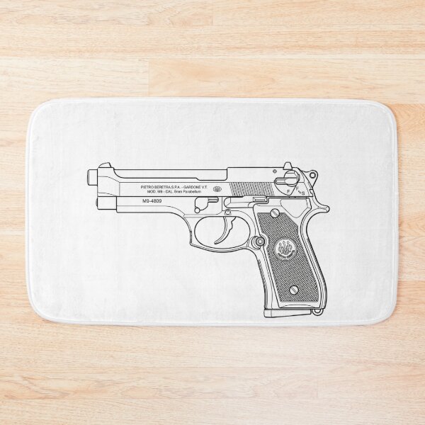 Item preview, Beretta M9 Pistol Silhouette designed and sold by GoldOrion.