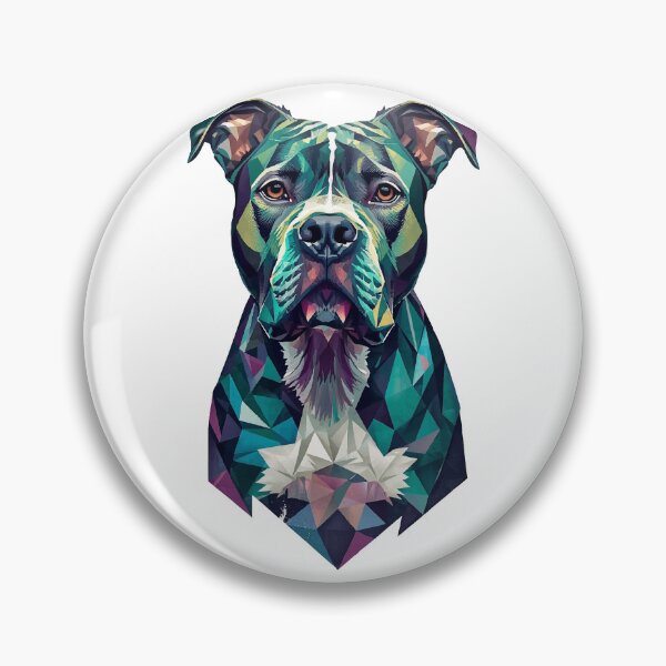 Item preview, Geometric Pit Bull designed and sold by AbstractAnom.
