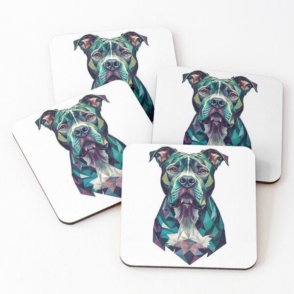 Item preview, Geometric Pit Bull designed and sold by AbstractAnom.