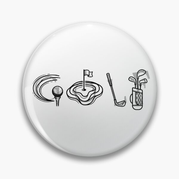Item preview, Creative typography illustration GOLF text design.  designed and sold by QuietTeeClub.