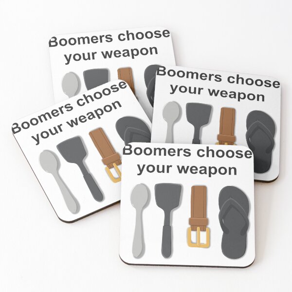Item preview, Boomers Choose Your Weapon – Classic Parent Arsenal designed and sold by oilbyme.