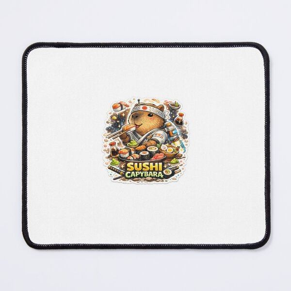 Item preview, Sushi Cute Capybara Collection Kawaii Animal Art designed and sold by Aramdesing.
