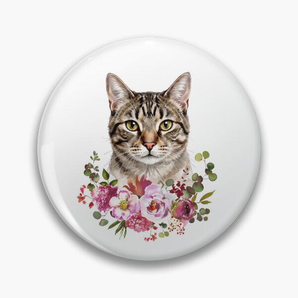 Item preview, Watercolor Tabby Cat designed and sold by Liededrom..