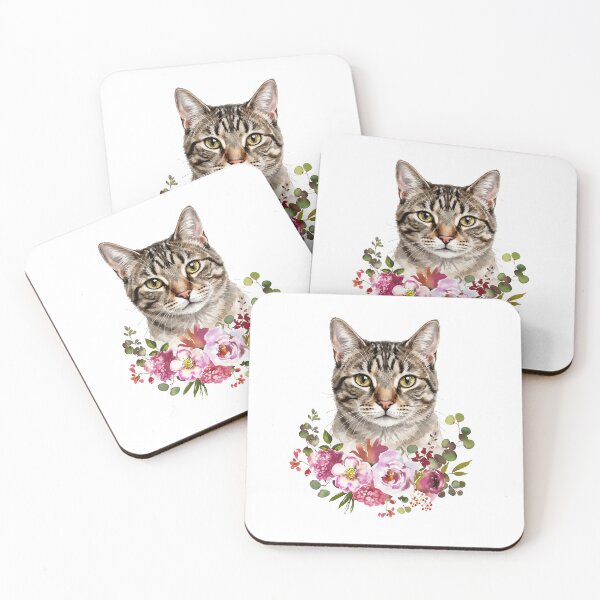 Item preview, Watercolor Tabby Cat designed and sold by Liededrom..