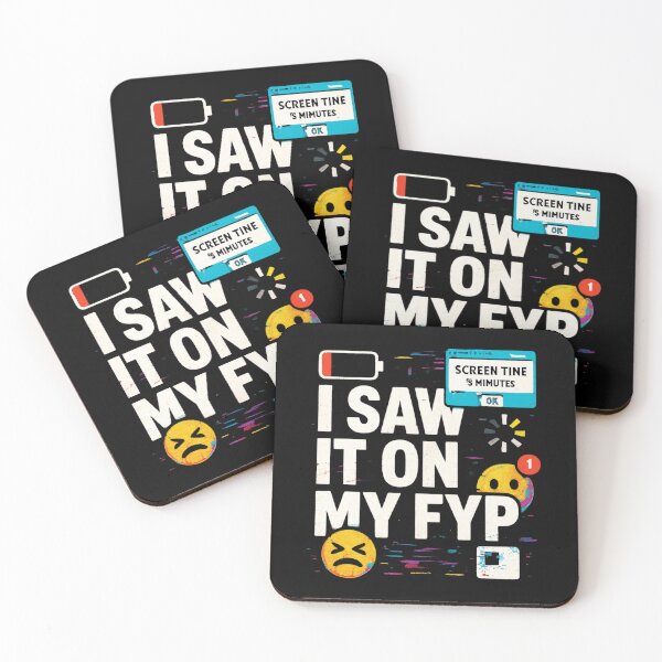 Item preview, I Saw It On My FYP - Internet Culture Graphic Design designed and sold by HumanCreator.