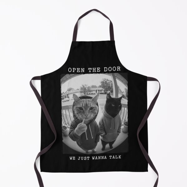 Item preview, Open The Door We Just Wanna Talk Cats Hoodies designed and sold by d247.