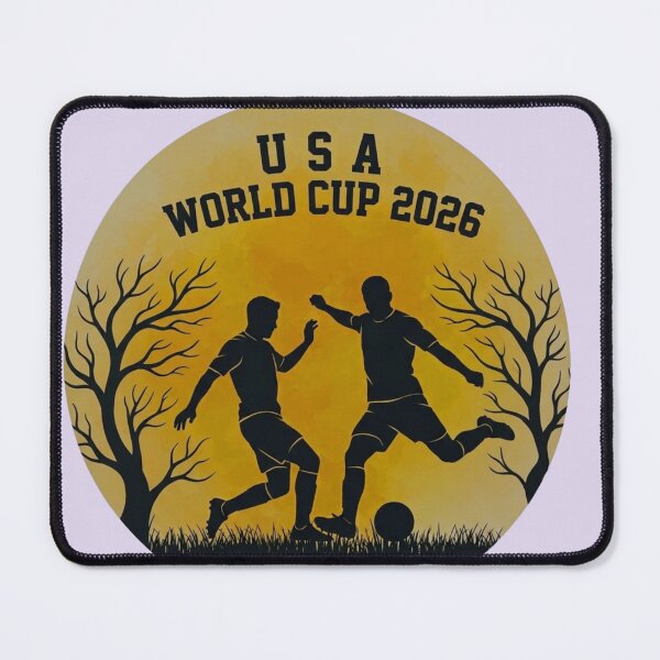 Item preview, USA Soccer World Cup 2026 Retro Silhouette Graphic designed and sold by BLUESKY11a.