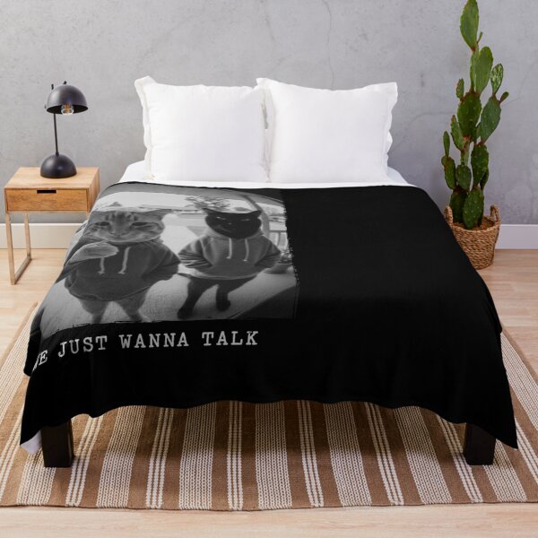 Item preview, Open The Door We Just Wanna Talk Funny Cats designed and sold by d247.