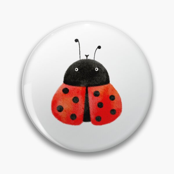 Item preview, Happy Little Ladybug – Cute Kawaii Beetle Illustration designed and sold by OKartashova.