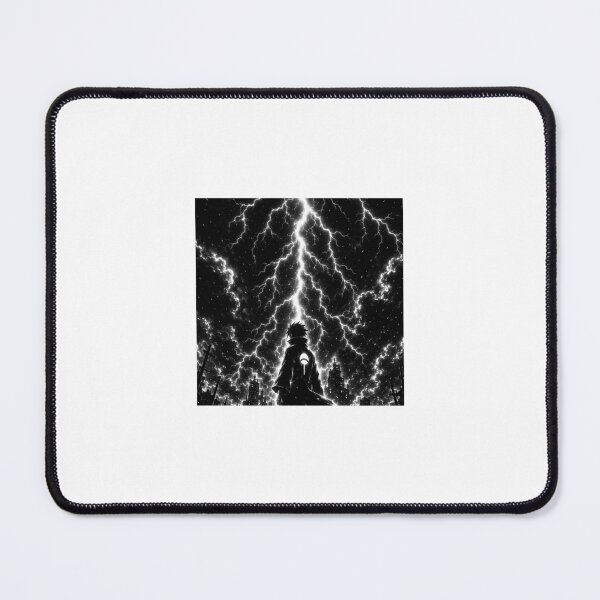 Item preview, Black and White Anime Lightning Warrior designed and sold by DervoTeck2767.
