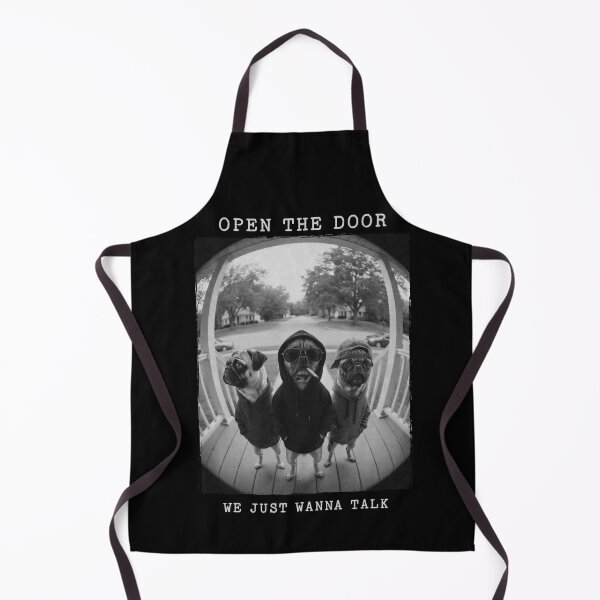 Item preview, Funny Pugs Open Door We Just Wanna Talk Squad designed and sold by d247.