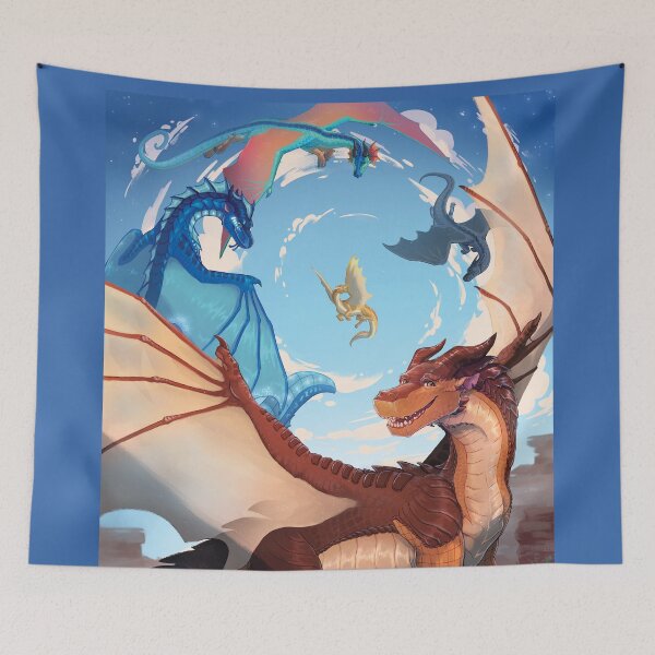 Item preview, Wings of Fire - Clay and the Dragonets of Destiny designed and sold by Biohazardia.
