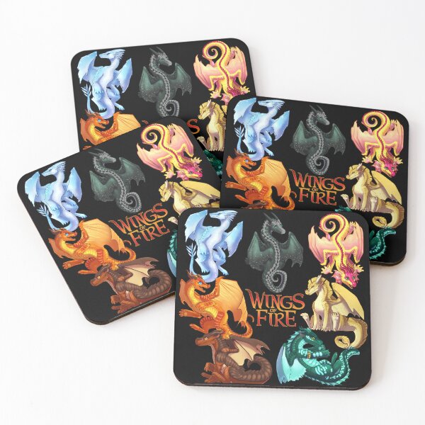 Item preview, Wings of Fire - Jade Winglet Dragonets: Moonwatcher, Winter, Qibli, Peril, Turtle, Umber, Kinkajou designed and sold by Biohazardia.