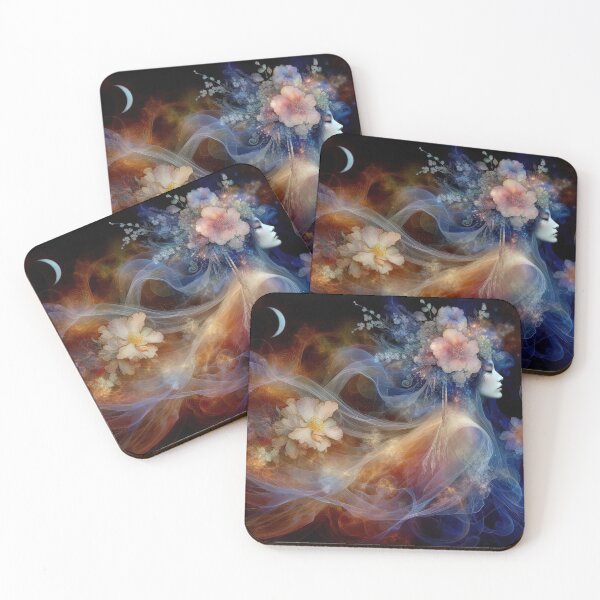 Item preview, Moon‑Petal Spirit in the Quiet Glow designed and sold by bloorose.