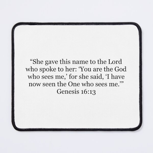 Item preview, You Are the God Who Sees Me — Genesis Quote designed and sold by The Prose Atelier.