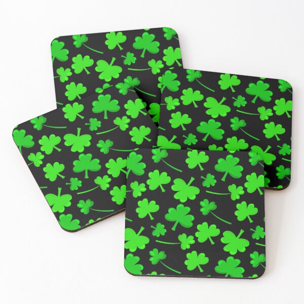 Item preview, St. Patrick's Day Vibrant Green Shamrock Pattern designed and sold by DEC02.