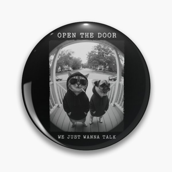 Item preview, Open The Door Funny Cat Pug Hoodie Pets designed and sold by d247.