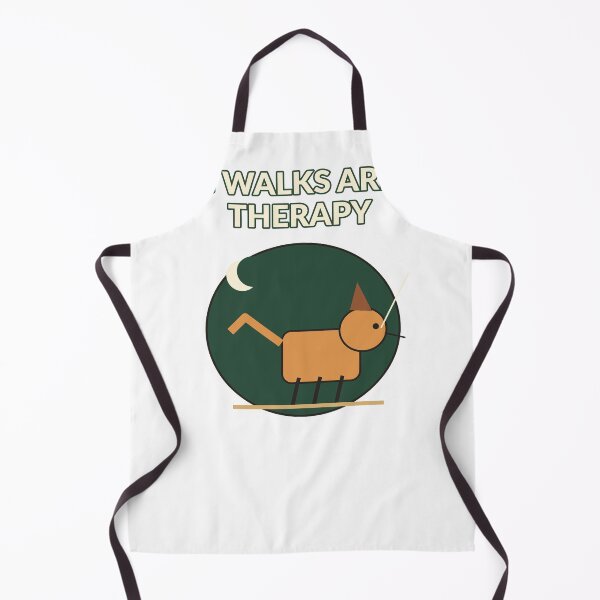 Item preview, Dog Walks Are My Therapy - Cute Dog Lover Walking Design designed and sold by Cozy Oddities Studio.
