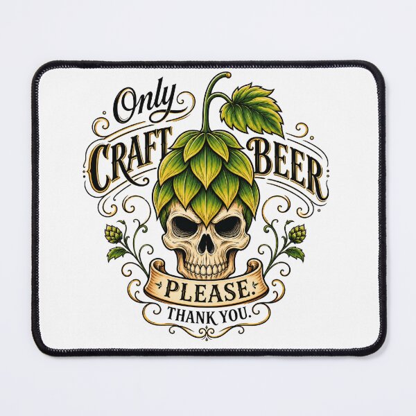 Item preview, Only Craft Beer please. Thank you. designed and sold by Roadkill Creations.