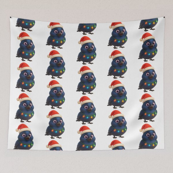 Item preview, Christmas Common Grackle designed and sold by Sillytoe.