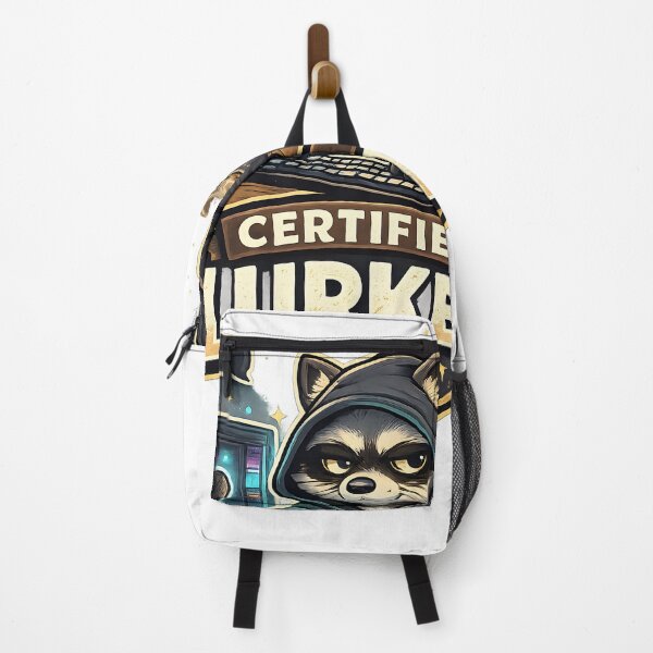 Item preview, Certified Lurker Gamer Raccoon Design designed and sold by ShirtHatch.
