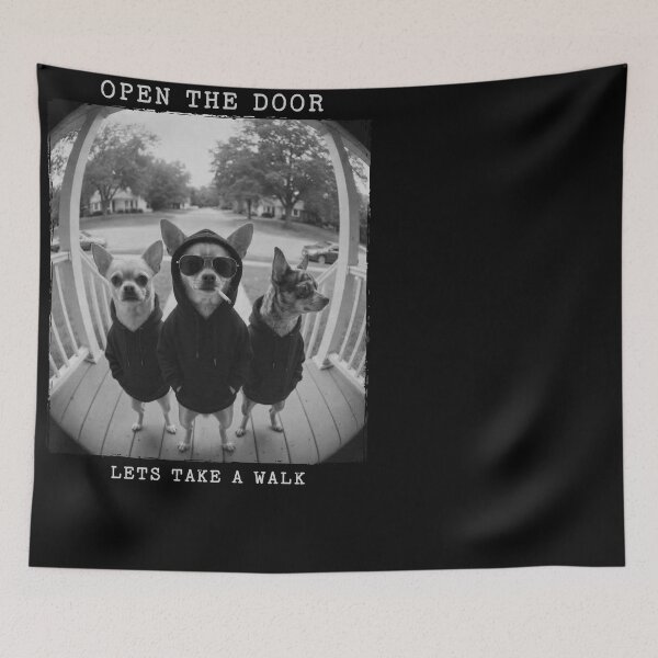 Item preview, Cool Chihuahuas Open Door Walkies Squad designed and sold by d247.
