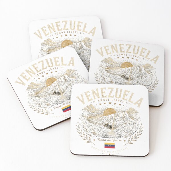 Item preview, Vintage Venezuela Angel Falls Retro Travel Emblem designed and sold by ZENVIRART.