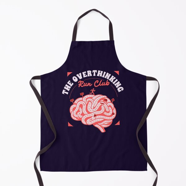 Item preview, The Overthinking Run Club Mental Health Art designed and sold by LinaValearte.