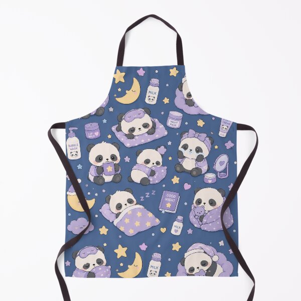 Item preview, Sleepy Panda Night Routine Pattern designed and sold by Soft Berry Studio.