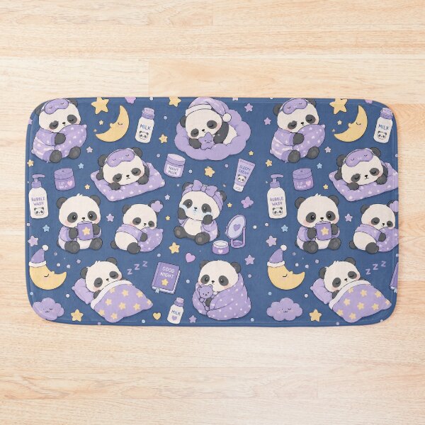 Item preview, Sleepy Panda Night Routine Pattern designed and sold by Soft Berry Studio.
