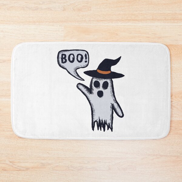 Item preview, Boo Ghost With Witch Hat designed and sold by TheRainFamily.