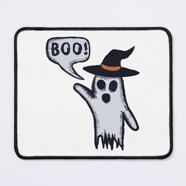 Item preview, Boo Ghost With Witch Hat designed and sold by TheRainFamily.